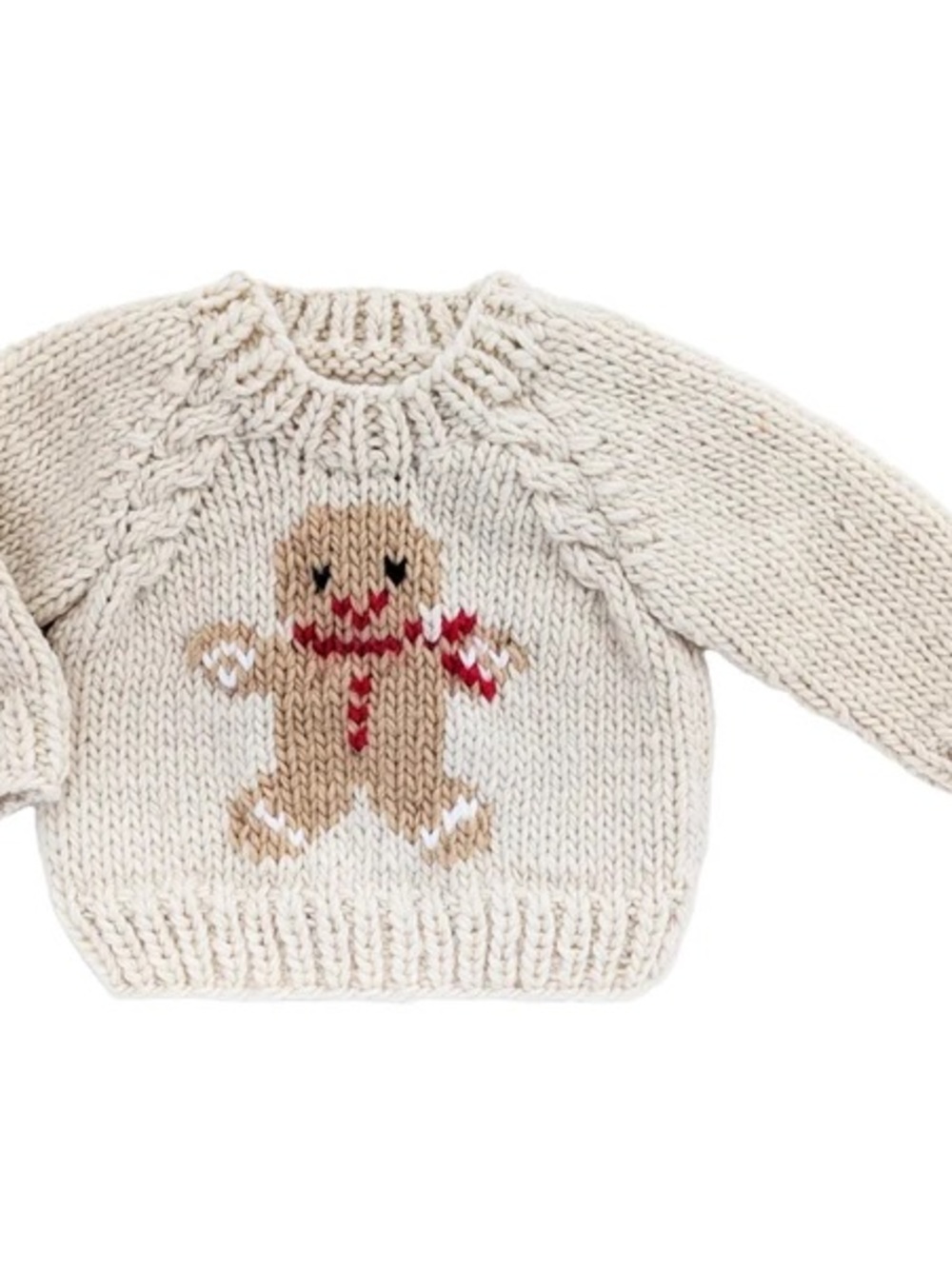 Cream Gingerbread Knit Sweater - never worn!
